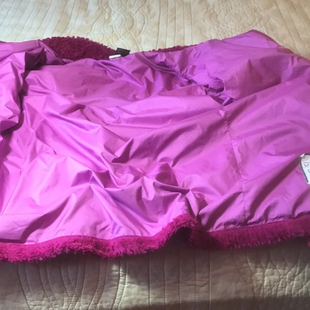 North Face Girls Furry Jacket Size Large 14-16